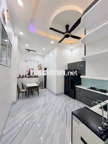 Nhà trệt lầu 3PN FULL NỘI THẤT Khu Biệt Thự Cồn Khương 12 triệu