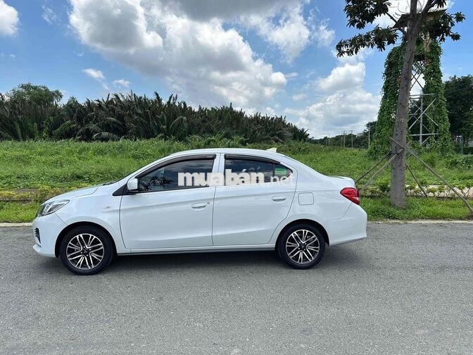 Mitsubishi Attrage 2022 Số sàn 66000 km Trắng