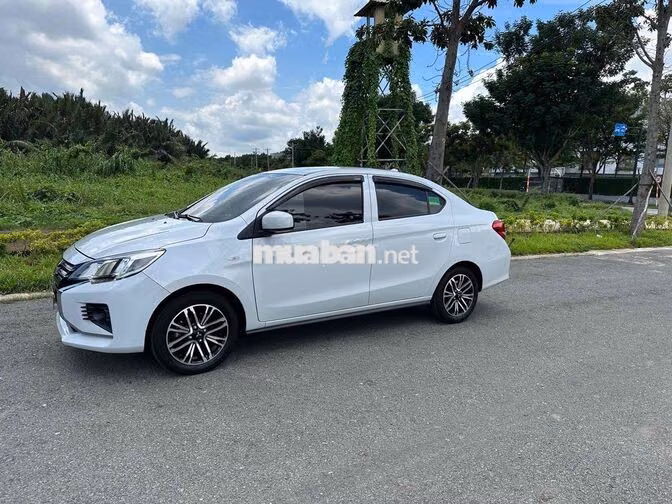 Mitsubishi Attrage 2022 Số sàn 66000 km Trắng