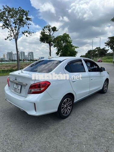 Mitsubishi Attrage 2022 Số sàn 66000 km Trắng