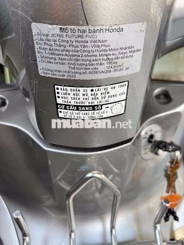 Honda Future FI 2020 Bạc Nâu đen bản đặt biệt