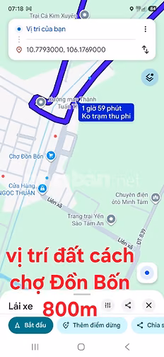 1,06ha, có 5,800 thổ, góc 2MT , Kế chợ Đồn 4, Bình Thành, Đức Huệ, LA