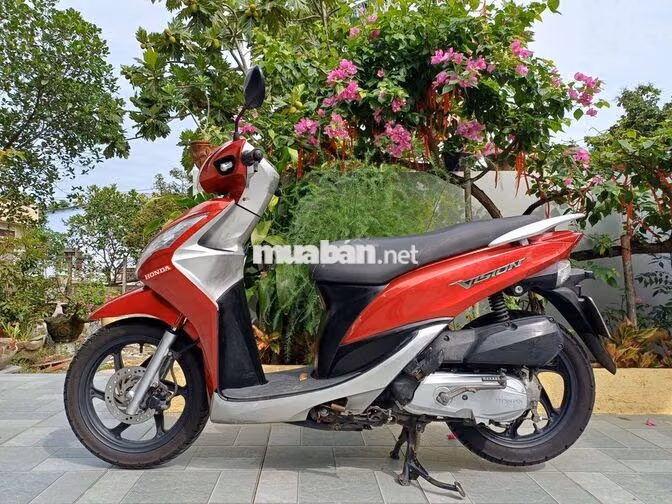 Honda Vision 2025 Cao Cấp màu Đỏ