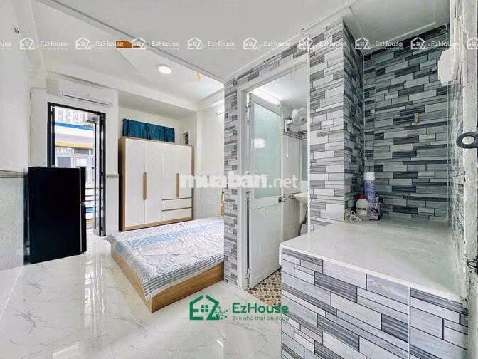 Cho thuê Studio Ban công full nội thất|Nước 20k/khối|Âu Dương Lân q8