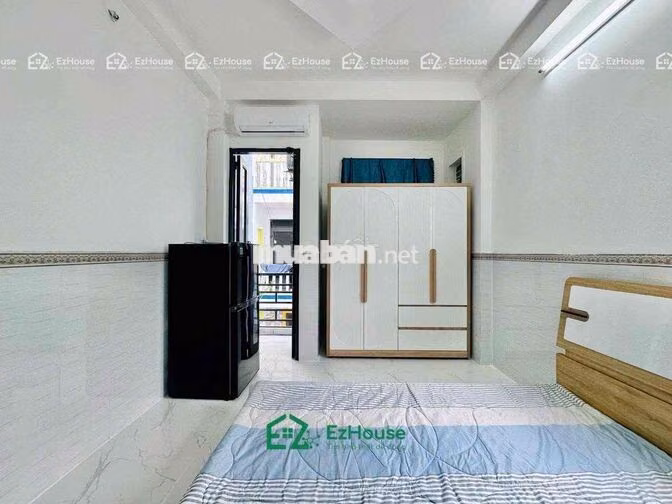 Cho thuê Studio Ban công full nội thất|Nước 20k/khối|Âu Dương Lân q8
