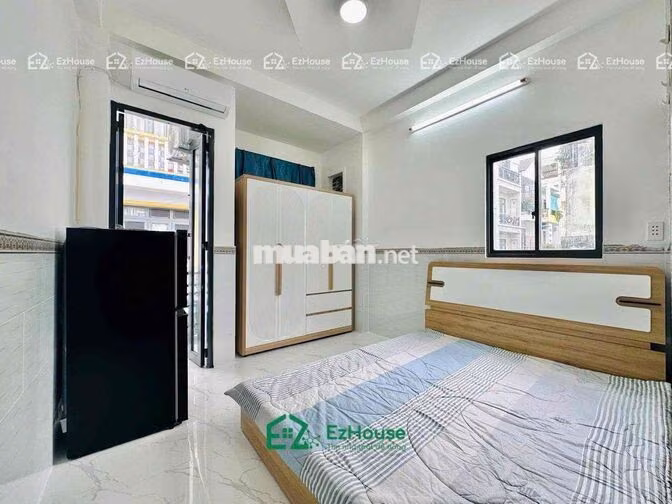 Cho thuê Studio Ban công full nội thất|Nước 20k/khối|Âu Dương Lân q8