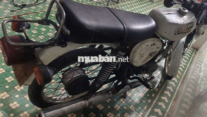 Xe máy Simson S51 Cổ điển Trắng