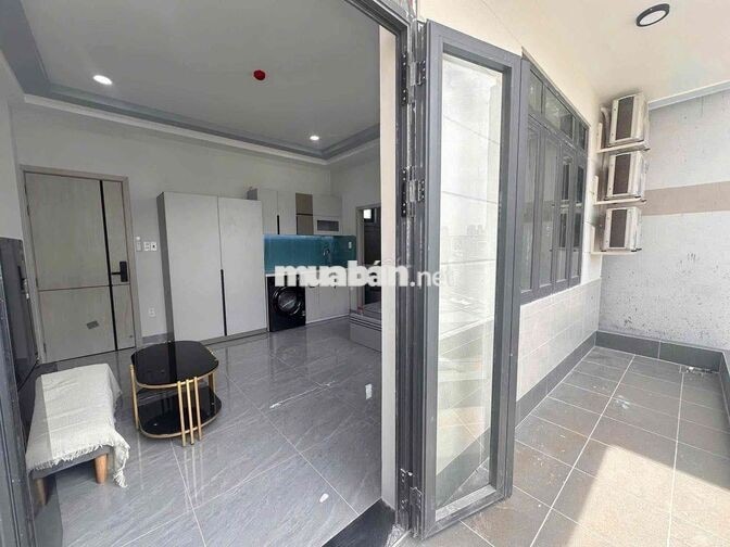 CĂN STUDIO FULL NỘI THẤT BANCOL SIÊU THOÁNG SÁNG NGAY HUỲNH VĂN NGHỆ