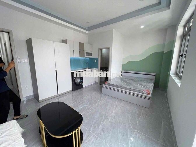 CĂN STUDIO FULL NỘI THẤT BANCOL SIÊU THOÁNG SÁNG NGAY HUỲNH VĂN NGHỆ
