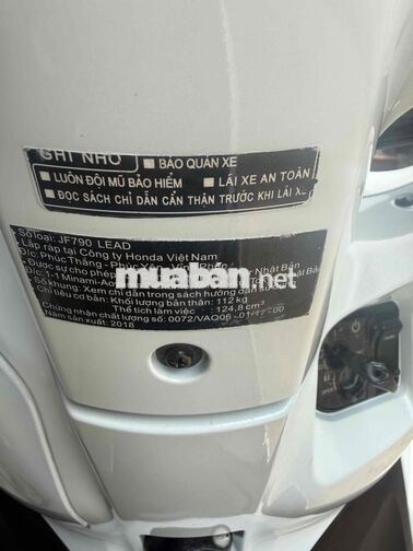 Honda Lead 2018 Trắng Zin