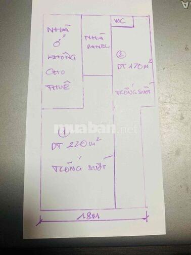 MB KINH DOANH - NHÀ NGUYÊN CĂN 390m2 KD ĐA NGÀNH NGHỀ