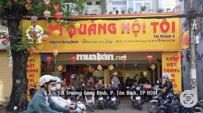 CHO THUÊ NHÀ MẶT TIỀN 57-59 TRƯƠNG CÔNG ĐỊNH, P.14, TÂN BÌNH