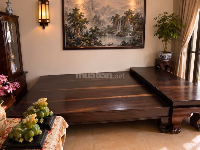 Bán phản gỗ gõ đỏ cổ hơn 100 năm tuổi