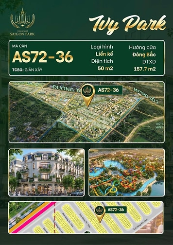 AS72-36 – TY PARK | CĂN LIỀN KỀ ĐẸP ĐÁNG XEM TẠI VINHOMES SAIGON PARK