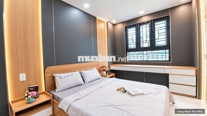 Nhà hẻm ô tô Thống Nhất Gò Vấp, 34m², 4 tầng, 3PN, gara, giá 5.98 tỷ