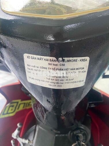 Daelim C50 2023 Đỏ 50cc