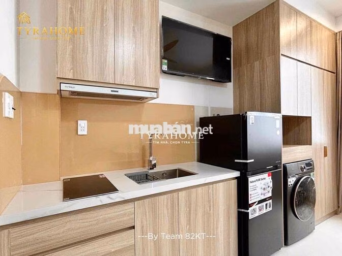 Studio - Nguyễn Bỉnh Khiêm - Máy giặt sấy riêng, bếp từ, hút mùi,…