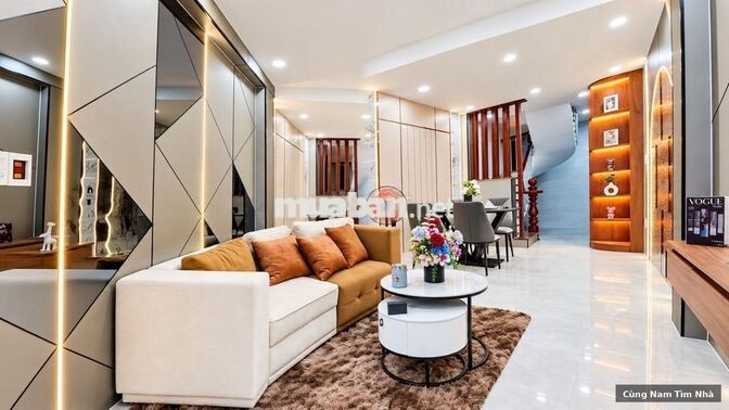 Nhà hẻm ô tô Thống Nhất Gò Vấp, 34m², 4 tầng, 3PN, gara, giá 5.98 tỷ