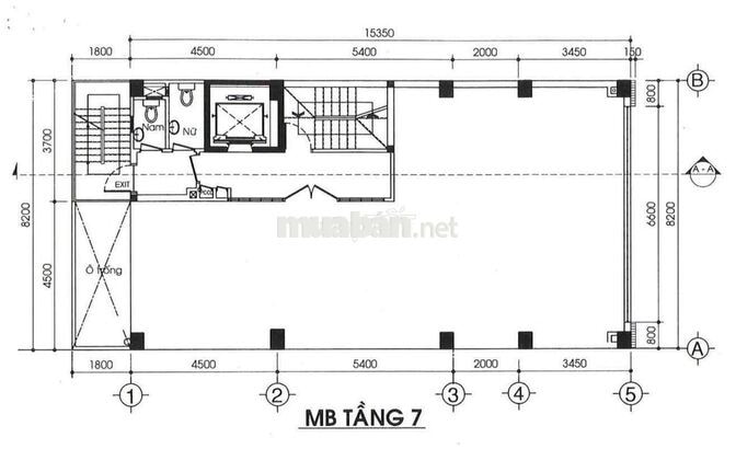 MB 130m2 gần Bùi Viện. đối diện ks Pullman. giá chỉ 3x