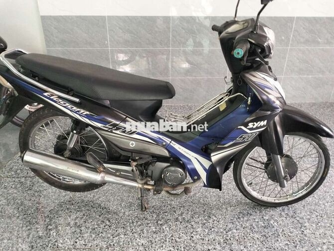 SYM Elegant 50cc Đen, Xanh Xe số