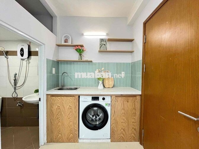 STUDIO MÁY GIẶT RIÊNG NHÀ MỚI SIÊU ĐẸP, KHU VỰC TRUNG TÂM THUẬN TIỆN