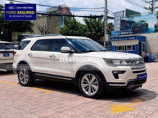 Ford Explorer 2019 Trắng Xe đã qua sử dụng
