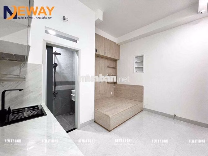 TRỐNG SẴN STUDIO TONE GỖ SIÊU XINH SẴN NỘI THẤT CƠ BẢN NGAY AEON MALL