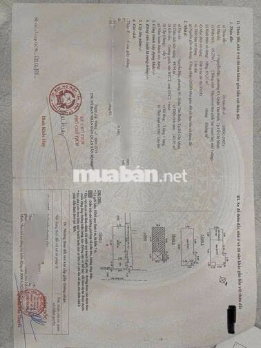 Bán nhà hẻm xe tải Nguyễn Bặc chợ Phạm Văn Hai