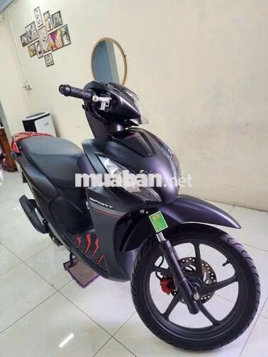 Honda Vision Thể thao 2025 Đen 2500 km