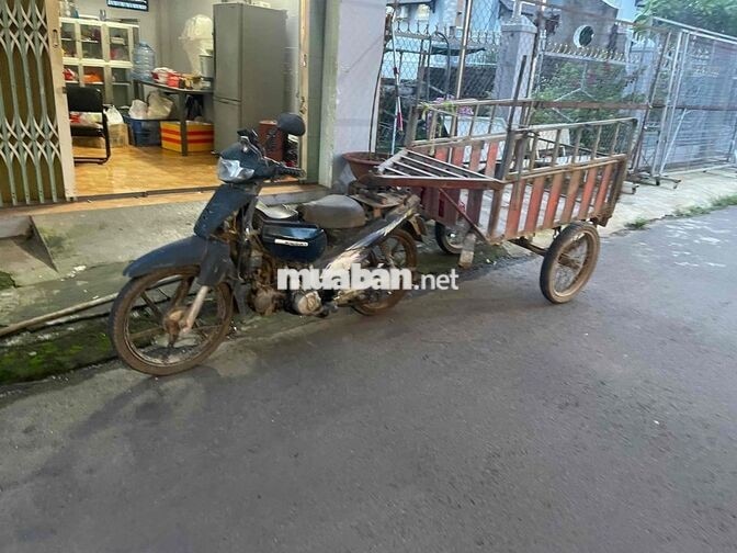 Honda Wave Đen Xe máy kéo hàng