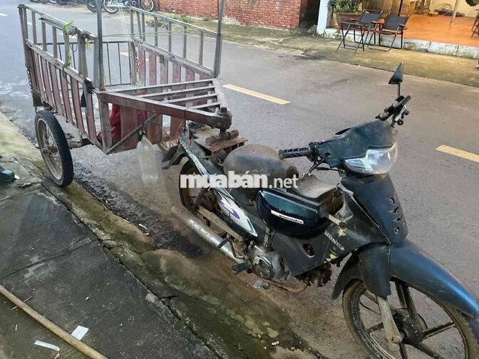 Honda Wave Đen Xe máy kéo hàng