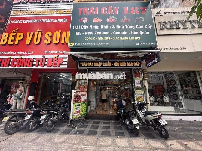 Cho thuê nhà MT 241 Ba Tháng Hai P Vườn Lài Q10.