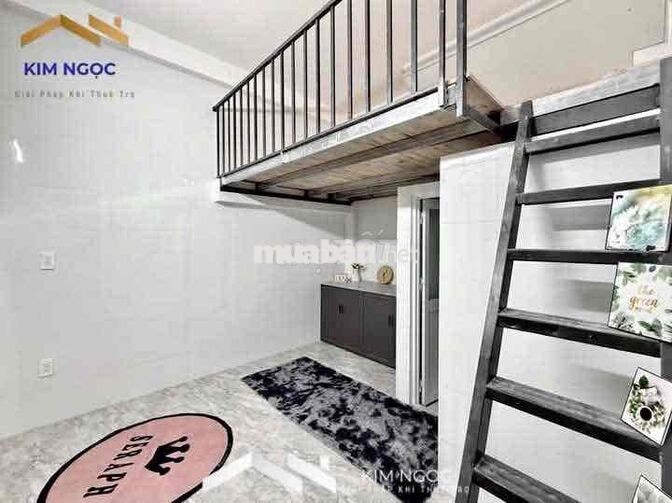 Phòng Gác Sẵn Máy Lạnh Giá Rẻ_Ngay Chợ Tân Hương