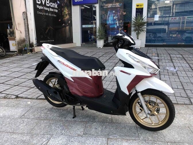 Honda Click Thái 125 2016 Trắng Đỏ Mâm Đồng