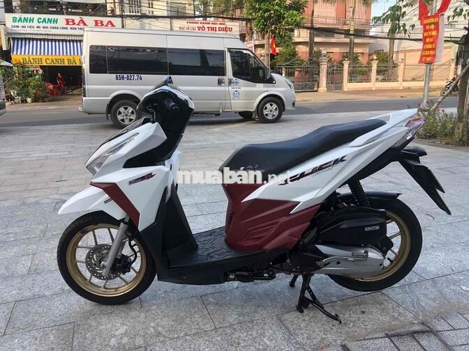 Honda Click Thái 125 2016 Trắng Đỏ Mâm Đồng