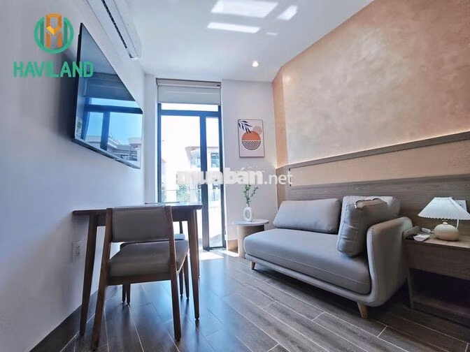 STUDIO HÓA SƠN 8 - FULL NỘI THẤT - GIẶT SẤY RIÊNG -THANG MÁY-DỌN PHÒNG
