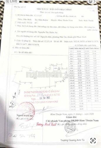 BÁN GẤP LÔ ĐẤT MẶT TIỀN ĐƯỜNG DẪN CAO TỐC PHAN THIẾT + VƯỜN THANH LON