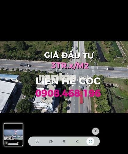 BÁN QUỸ ĐẤT ĐẸP 2200M2 GIÁ ĐẦU TƯ CỰC RẺ - GIÁP RANH TP MỚI BÌNH DƯƠNG