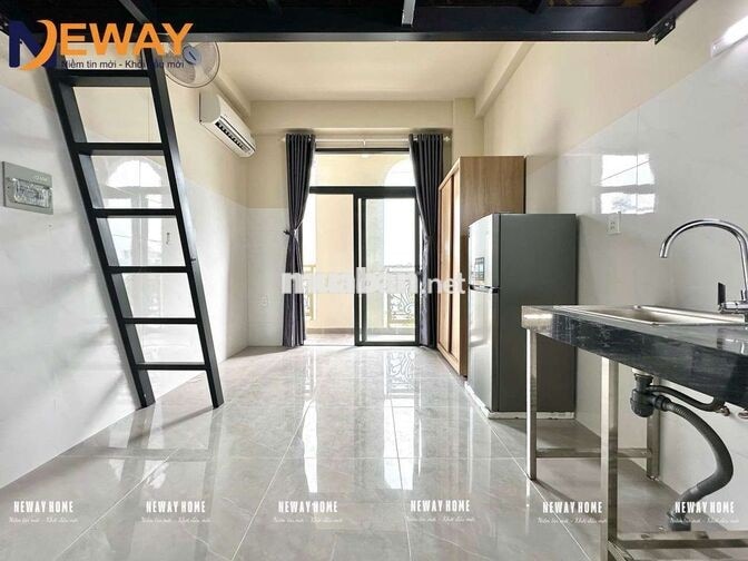 DUPLEX TIỆN QUA VLU - NTTU - VHU - IUH CÓ BAN CÔNG RỘNG FULL NỘI THẤT
