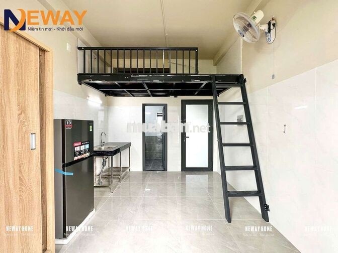 DUPLEX TIỆN QUA VLU - NTTU - VHU - IUH CÓ BAN CÔNG RỘNG FULL NỘI THẤT