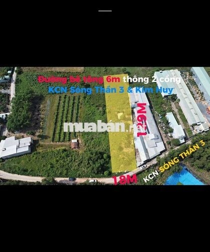 BÁN QUỸ ĐẤT ĐẸP 2200M2 GIÁ ĐẦU TƯ CỰC RẺ - GIÁP RANH TP MỚI BÌNH DƯƠNG