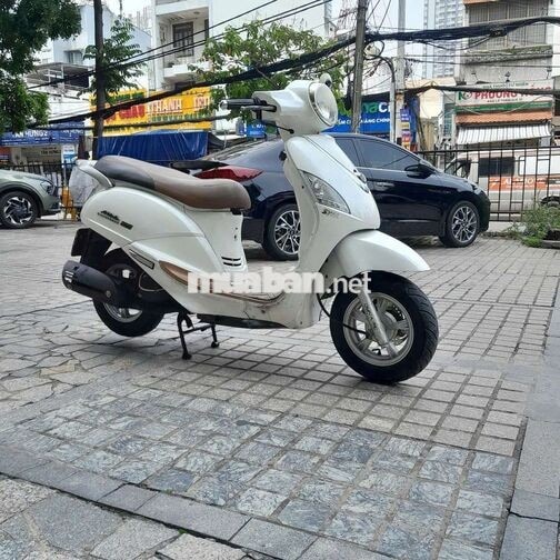 SYM Elizabeth Fi Trắng Xe tay ga