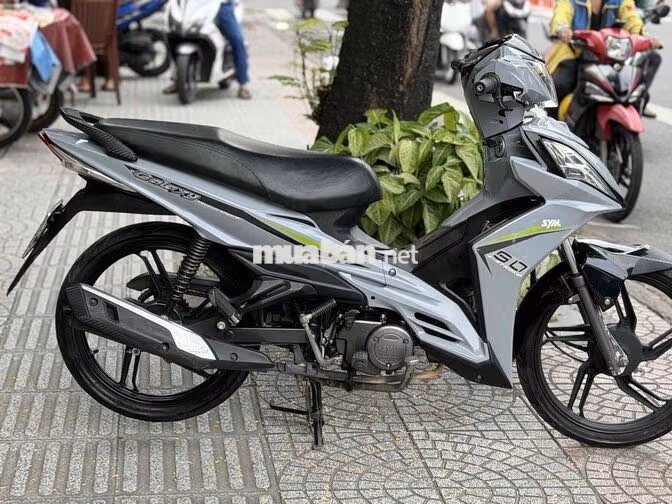 SYM Galaxy 50 2024 Xám xi măng ,xe 9chủ ký giấy