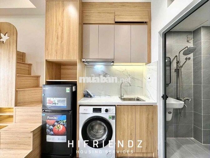 DUPLEX BAN CÔNG FULL NỘI THẤT KẾ ĐH BÁCH KHOA - Y DƯỢC