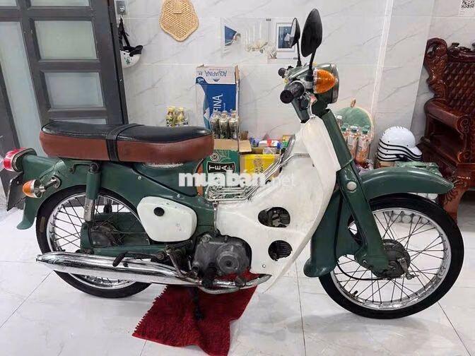 Honda Cub 78 50cc Xanh Trắng