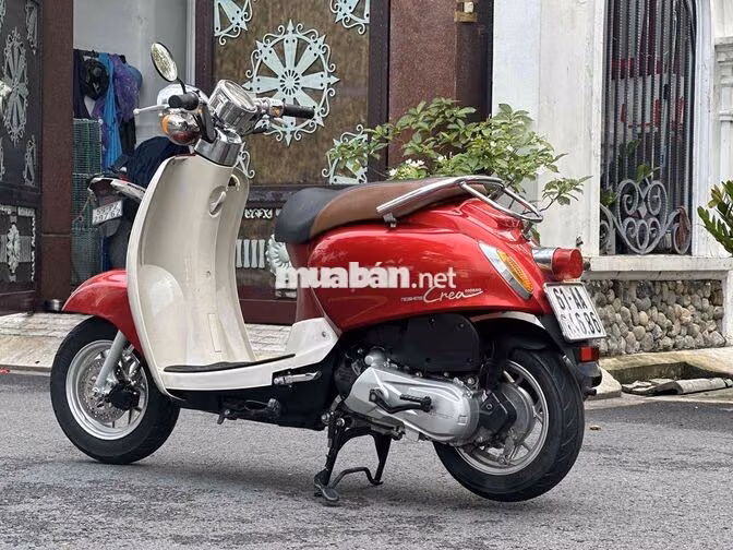 Xe tay ga Crea Noshima 50cc Đỏ, Kem
