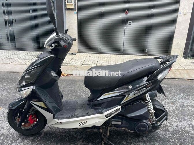 SYM Power Fi 125cc 2022 Đen Trắng Nhập khẩu