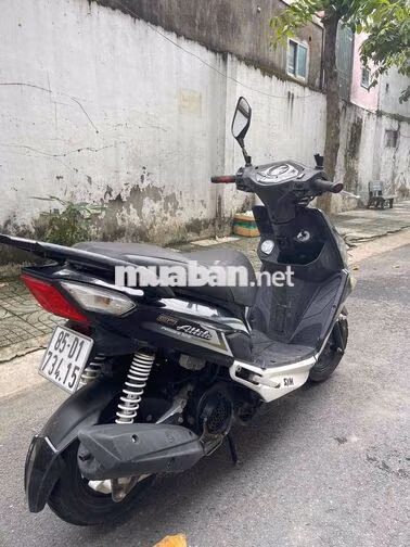 SYM Power Fi 125cc 2022 Đen Trắng Nhập khẩu