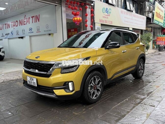 KIA Seltos 1.4 Turbo Premium 2021 Vàng siêu mới