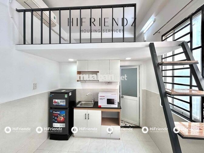 Khai Trương Phòng Duplex Mới 100% Gần ĐH Mở , Vòng Xoay Phú Lâm